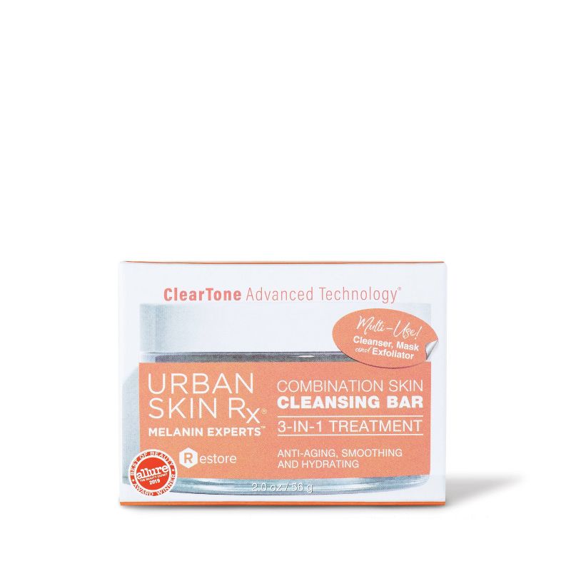 Urban Skin Rx 3-in-1 Combination Skin Cleansing Bar - 2oz
