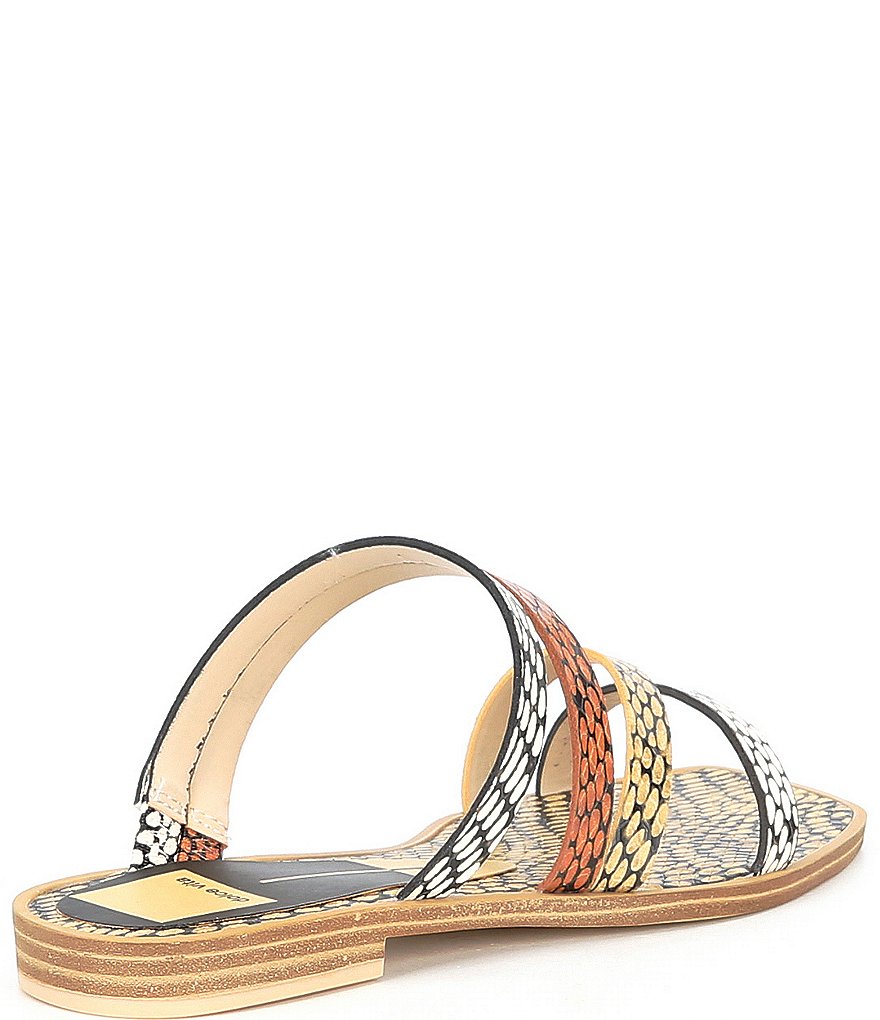 Dolce Vita Izabel Multi Snake Print Square Toe Sandals