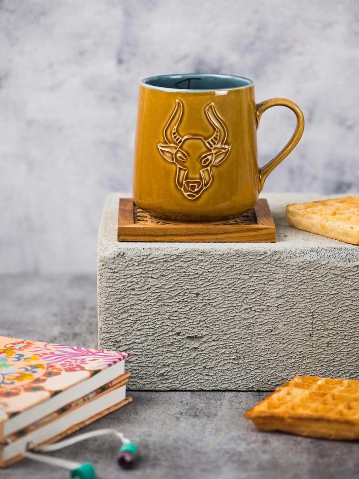 Larah by Borosil White Ceramic Opalware Mug - Set of 6 160ml