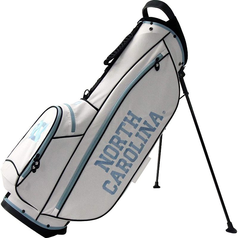 Bridgestone 2019 Collegiate University NCAA 9 In 4 Way Stand Lightweight Golf Bag with Carry Handle, North Carolina