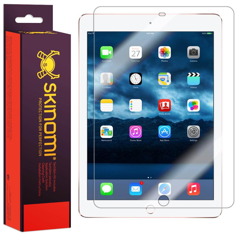 Apple iPad Screen Protector (2017,iPad Pro 9.7",Air 2,Air), Skinomi TechSkin Full Coverage Screen Protector for Apple iPad Clear HD Anti-Bubble Film