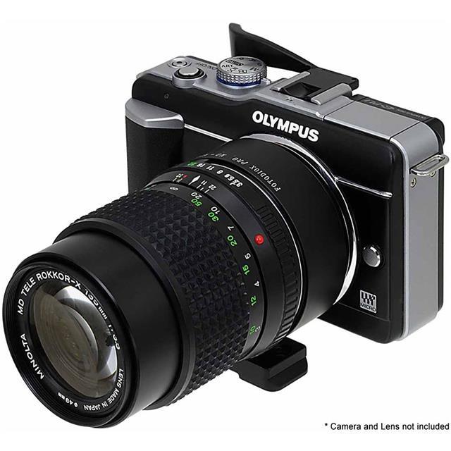 Fotodiox MD-MFT-P Pro Lens Mount Adapter - Minolta Rokkor SLR Lens To Micro Four Thirds Mount Mirrorless Camera Body