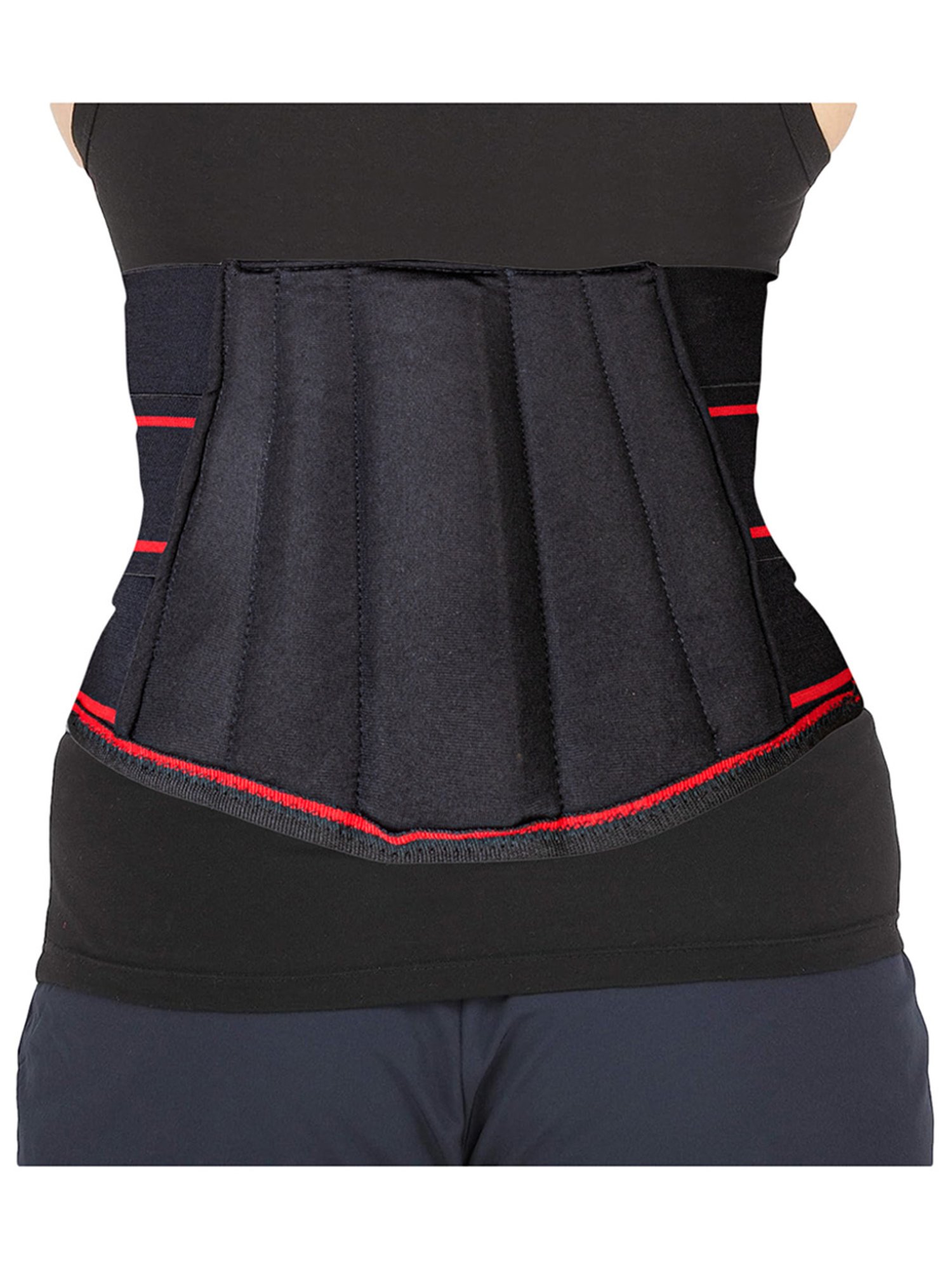 Xtrim Back Support Belt For Backache (Black) Size - Medium