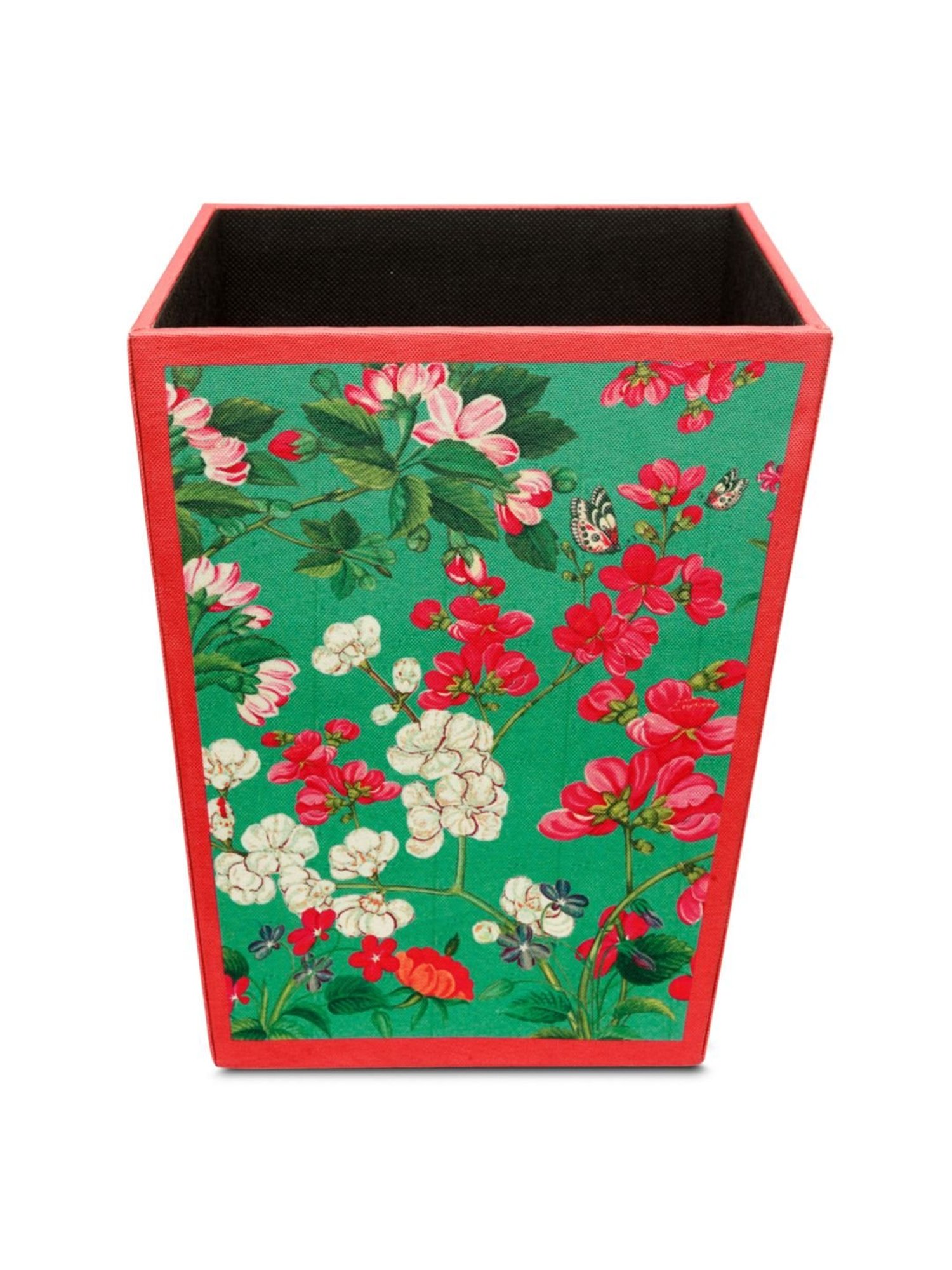 SEJ by Nisha Gupta Green Wooden Open Dry Bin - 11.5 Litres