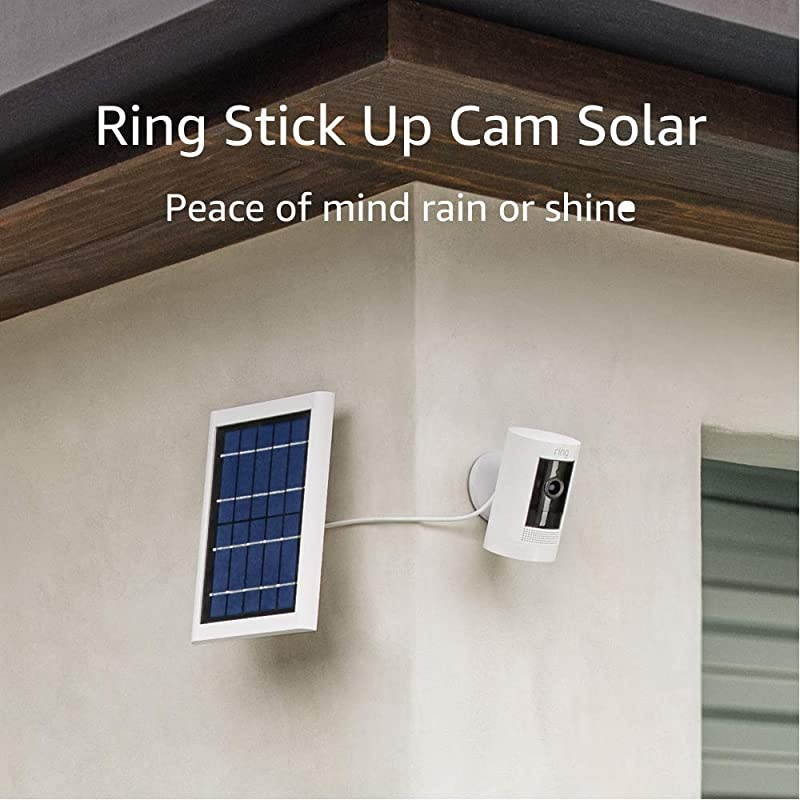 All-new  Stick Up Cam Solar HD security camera with two-way talk, Works with Alexa &ndash; 2-Pack