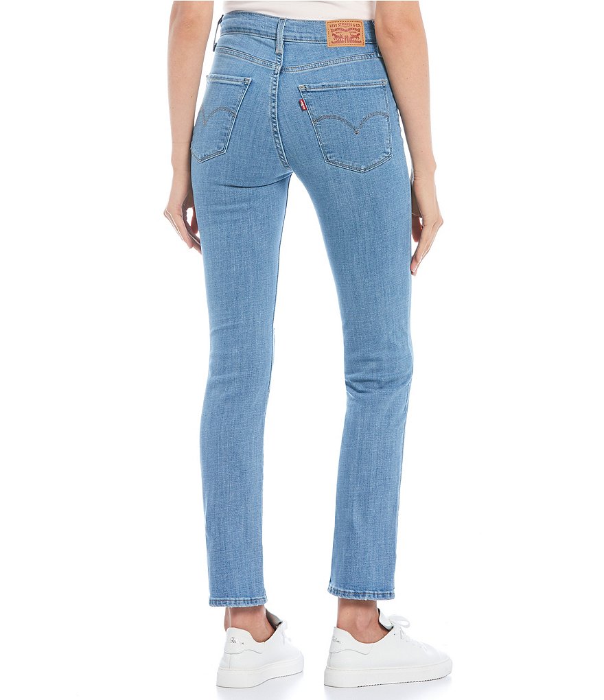 Levi's&reg; 724 High Rise Distressed Straight Jeans