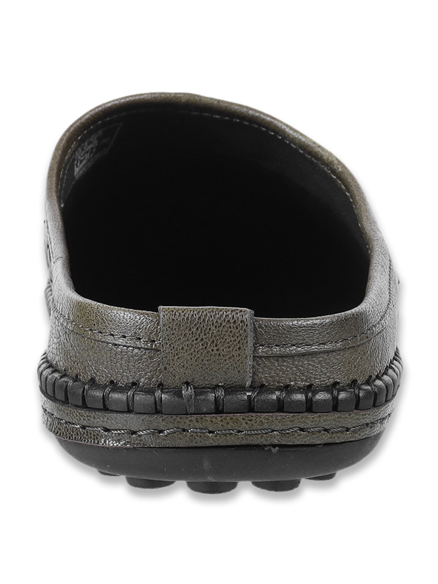 Metro Men's Olive Mule Shoes