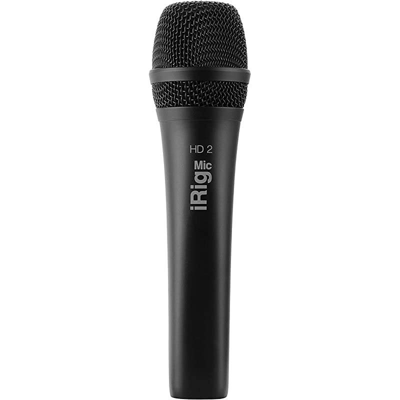 iRig Mic HD 2 HighDefinition Handheld Digital Microphone for iPhone iPad Mac and PC