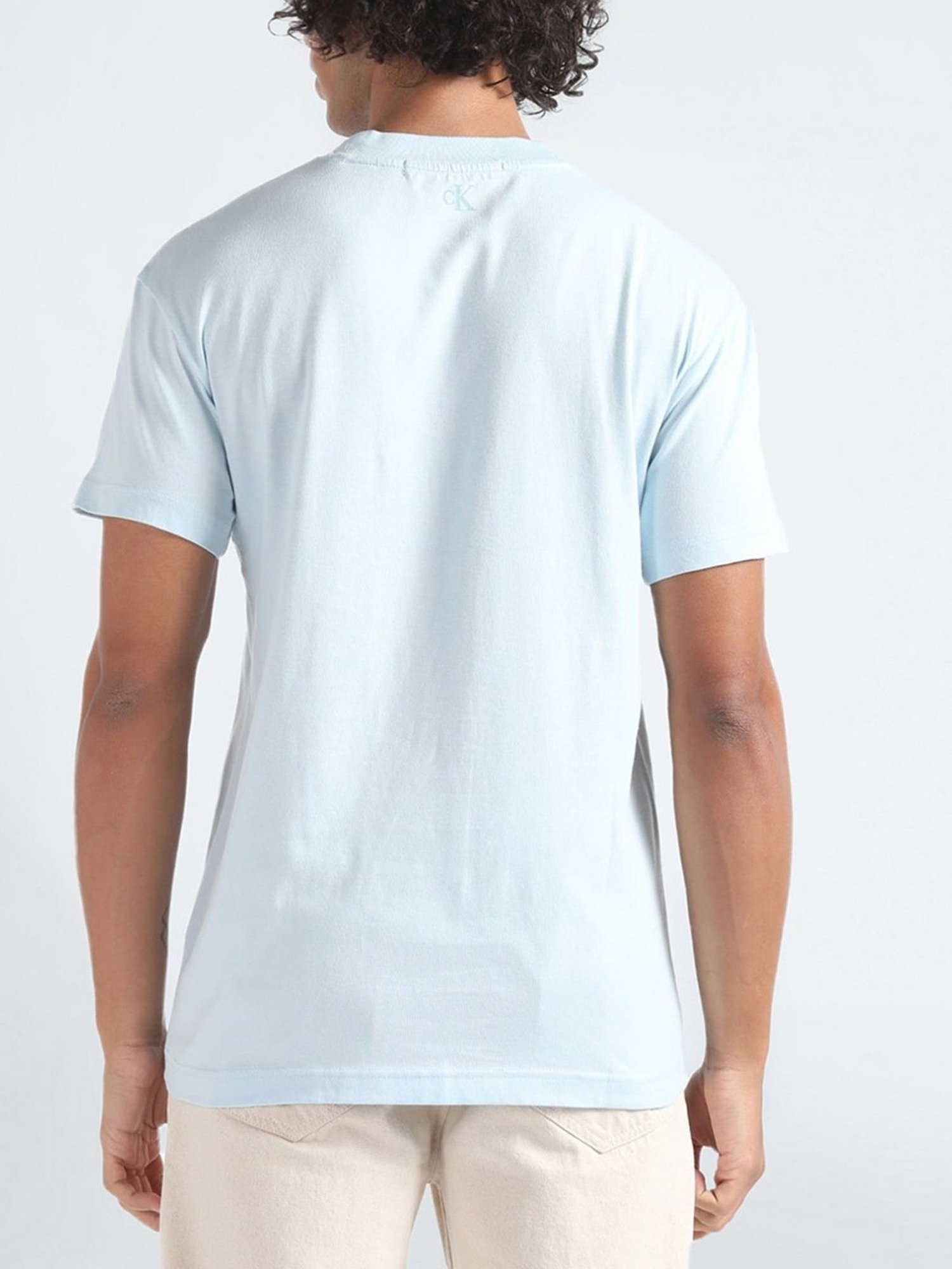 Calvin klein Jeans Keepsake Blue Logo Regular Fit T-Shirt