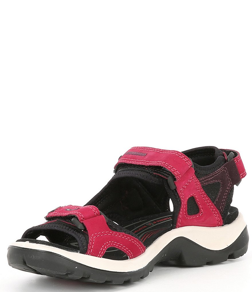 ECCO Yucatan Adjustable Strap Leather Sandals