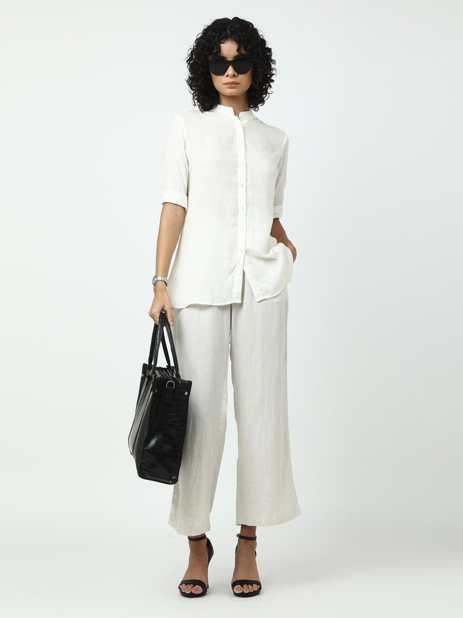 Saltpetre Claasic Cream Shirt in Linen