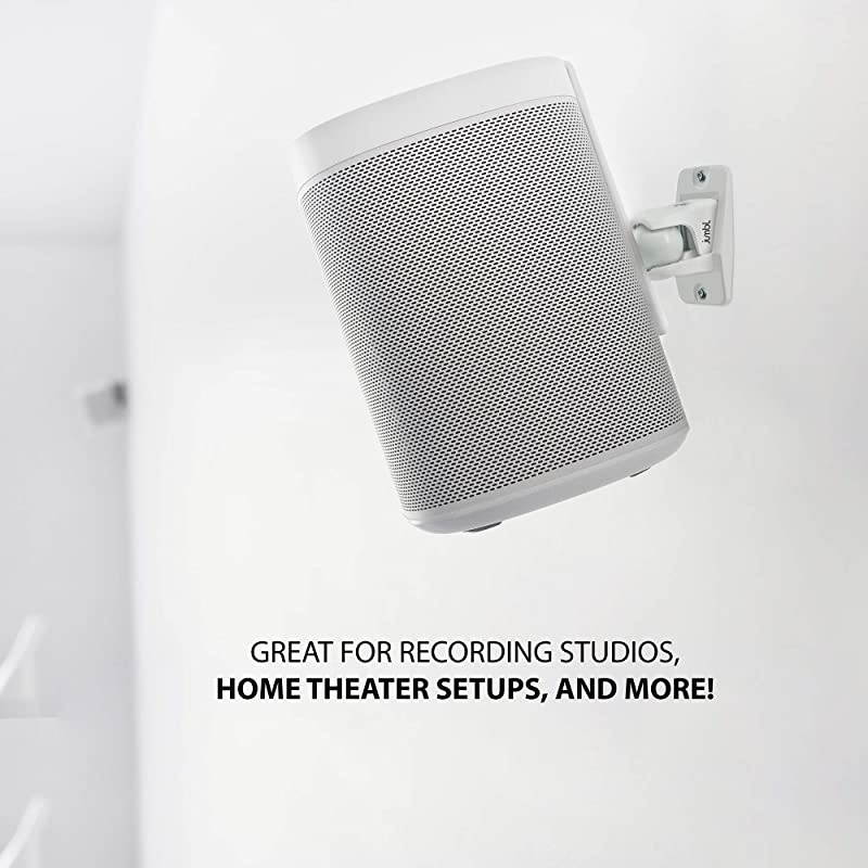 SINSB7W ProGrip Ultra Stainless Steel Speaker Wall Mount Bracket, Pair of 2