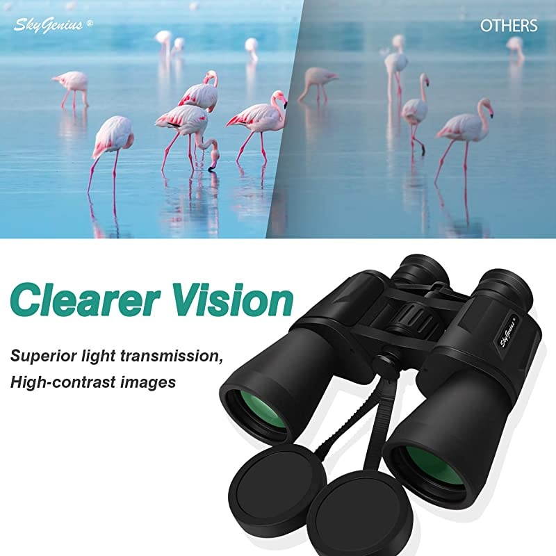 10 x 50 Powerful Binoculars for Adults Durable FullSize Clear Binoculars for Bird Watching Travel Sightseeing Hunting Wildlife Watching Outdoor Sports Games and Concerts