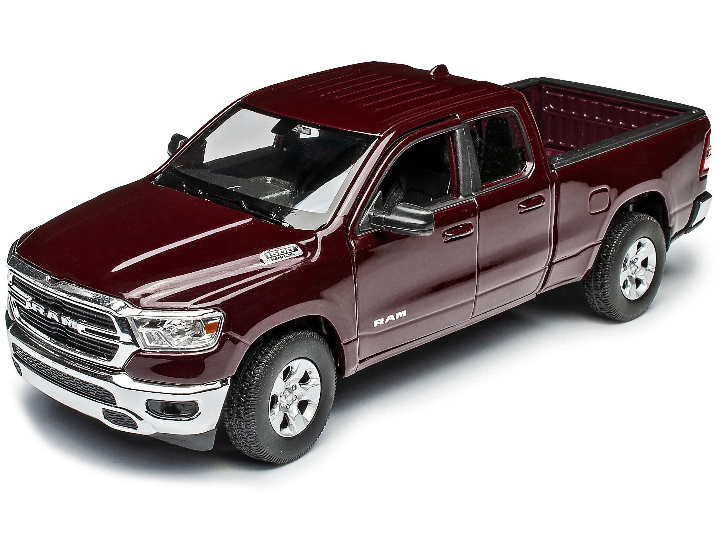 2019 RAM 1500 Pickup Truck Dark Red Metallic "NEX Models" Series 1/27 Diecast Model Car by Welly