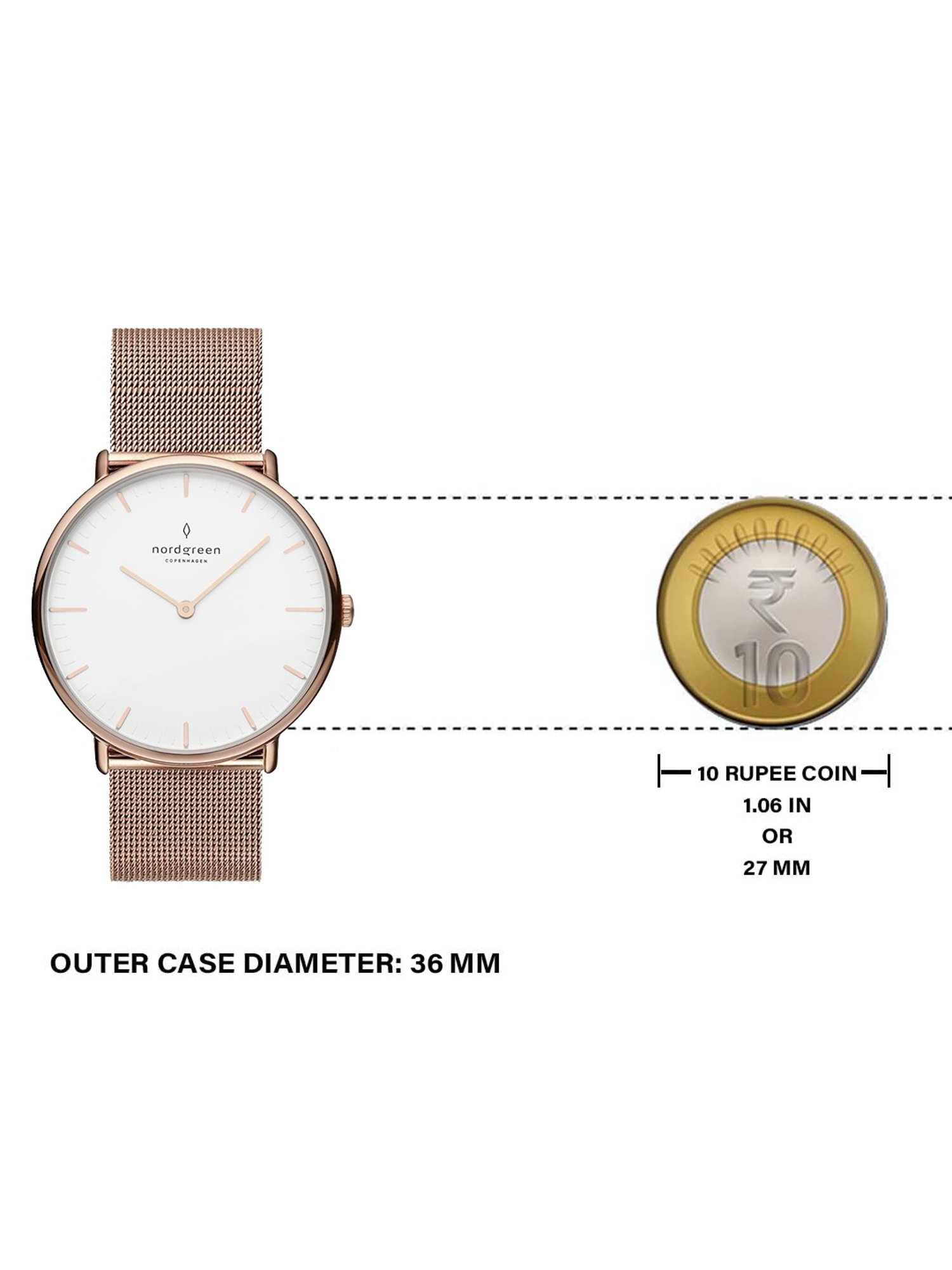 Nordgreen NR36RGMEROXX Native Unisex Analog Watch