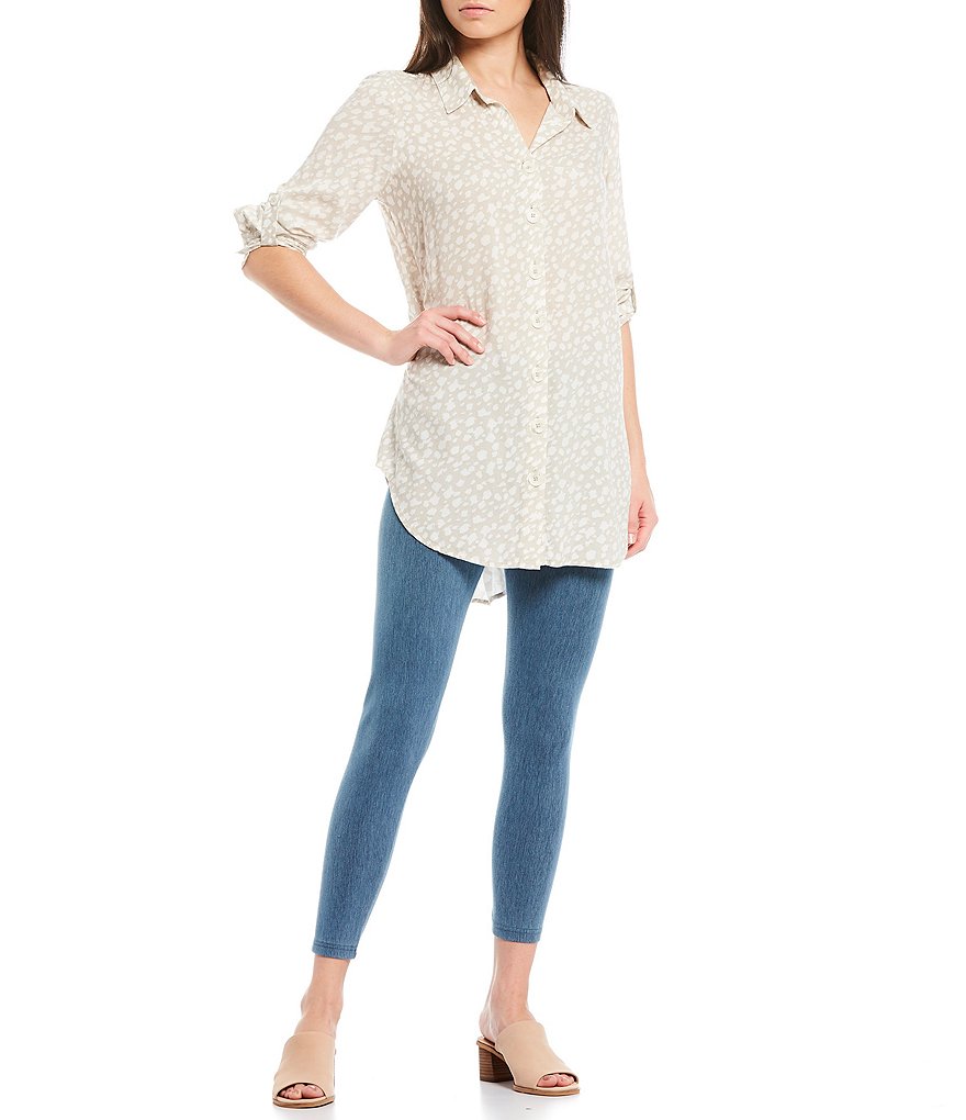 Intro Petite Size Bella Solid Double Knit Slim Her Leggings