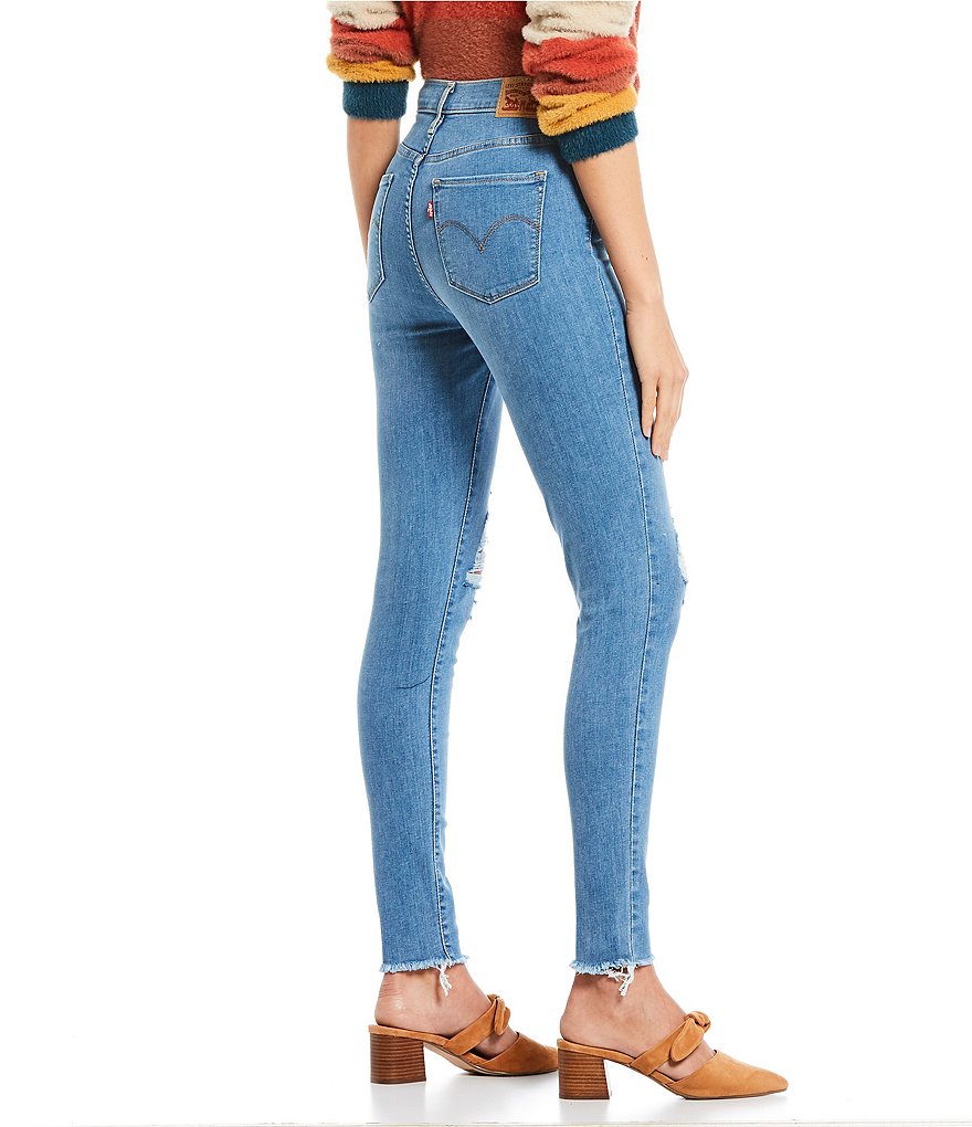 Celebrity Pink Destructed Mom Jeans