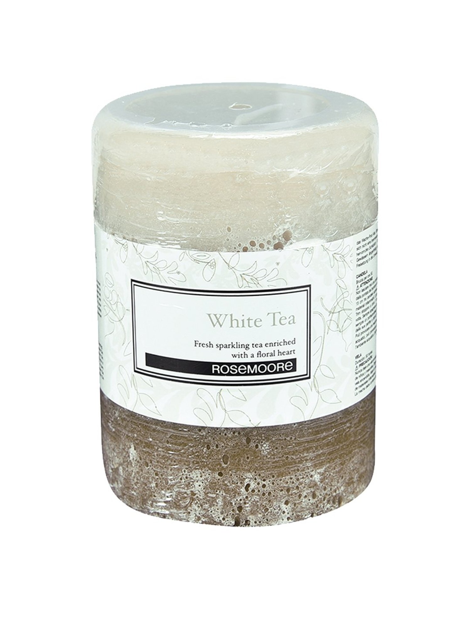 Rosemoore Wax White Tea Pillar Candle