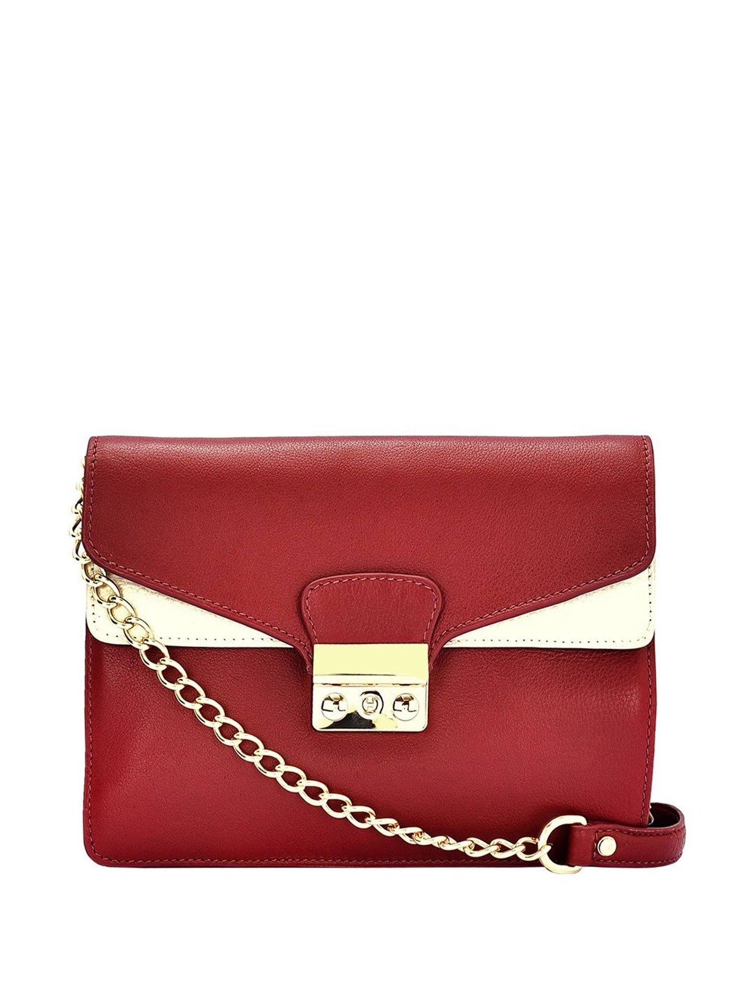 Eske Lydia Wine & Vanilla Solid Medium Sling Handbag