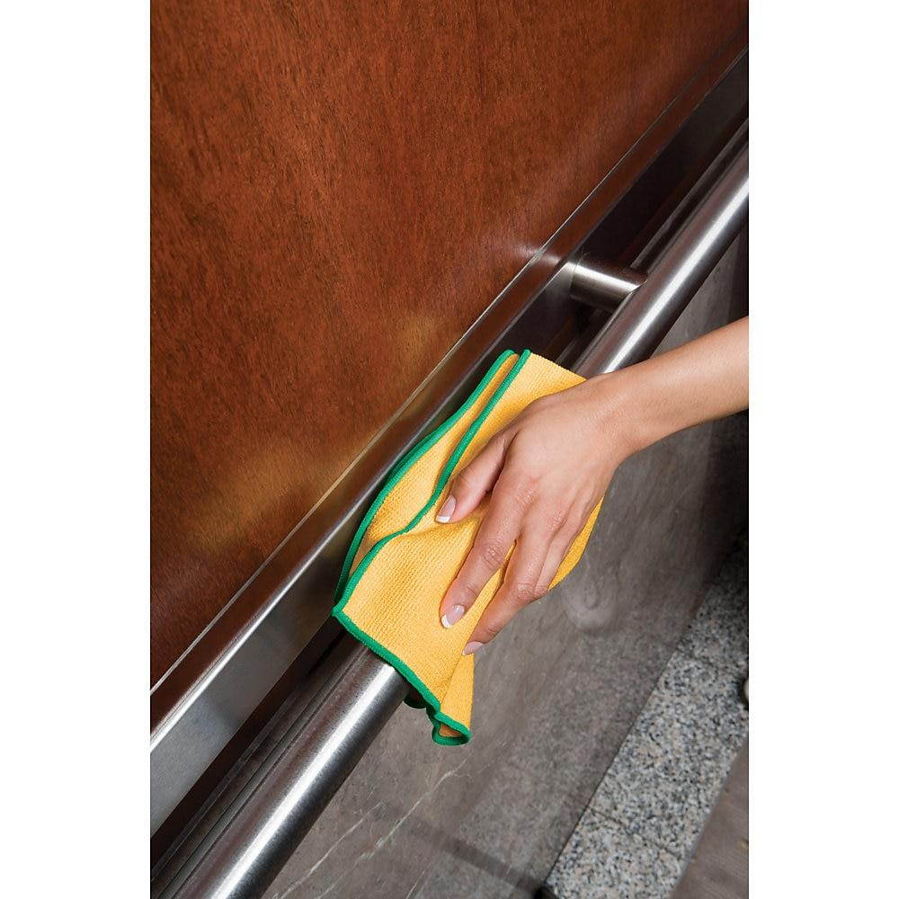 Wypall Microfiber Cloths - Cloth - 15.75" Width x 15.75" Length - 24 / Carton - Yellow