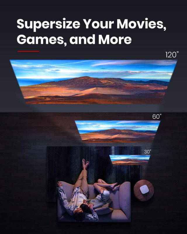 Anker Nebula Solar FHD 1080p Projector, Dolby Digital Plus, 2x3W Speaker, Android TV, Built-in Stand, Autofocus, Keystone Correction, Digital Zoom, Screen Mirroring for Phones