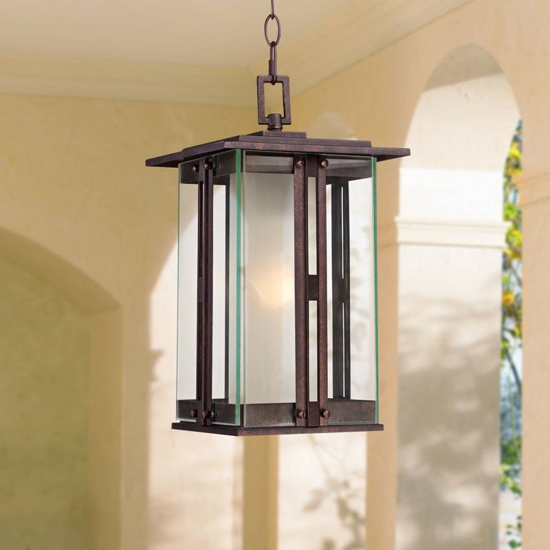 Bel Air Lighting Outdoor Hanging Pendant Black