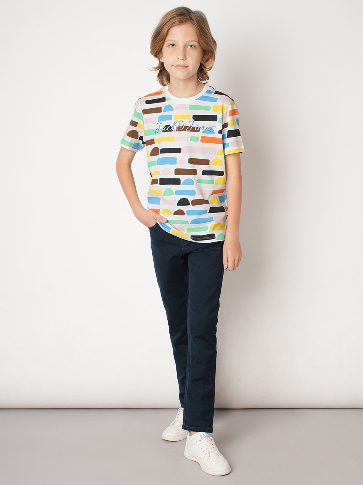 Jack & Jones Junior Multicolor Printed T-Shirt