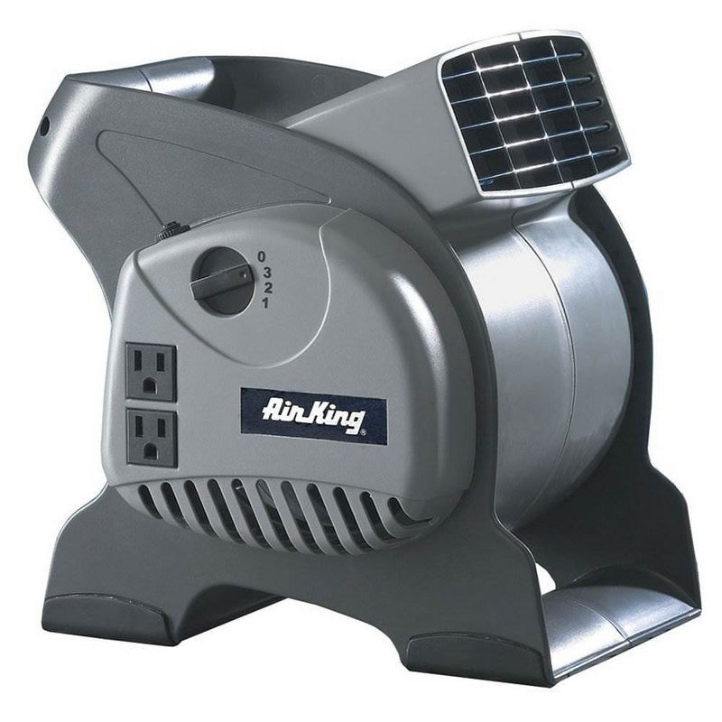 Air King 3-Speed 1/16 HP Pivoting Utility Blower Fan with Grounded Outlets