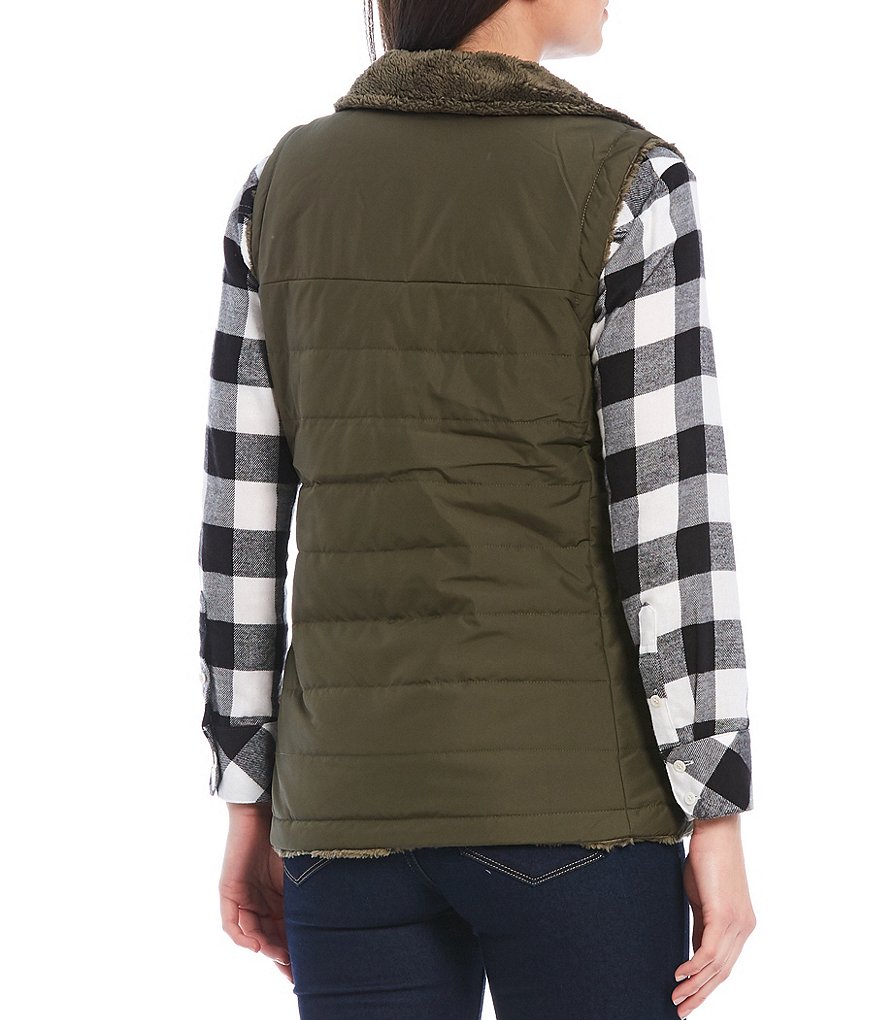 The North Face Mossbud Insulated Reversible Zip Front Vest