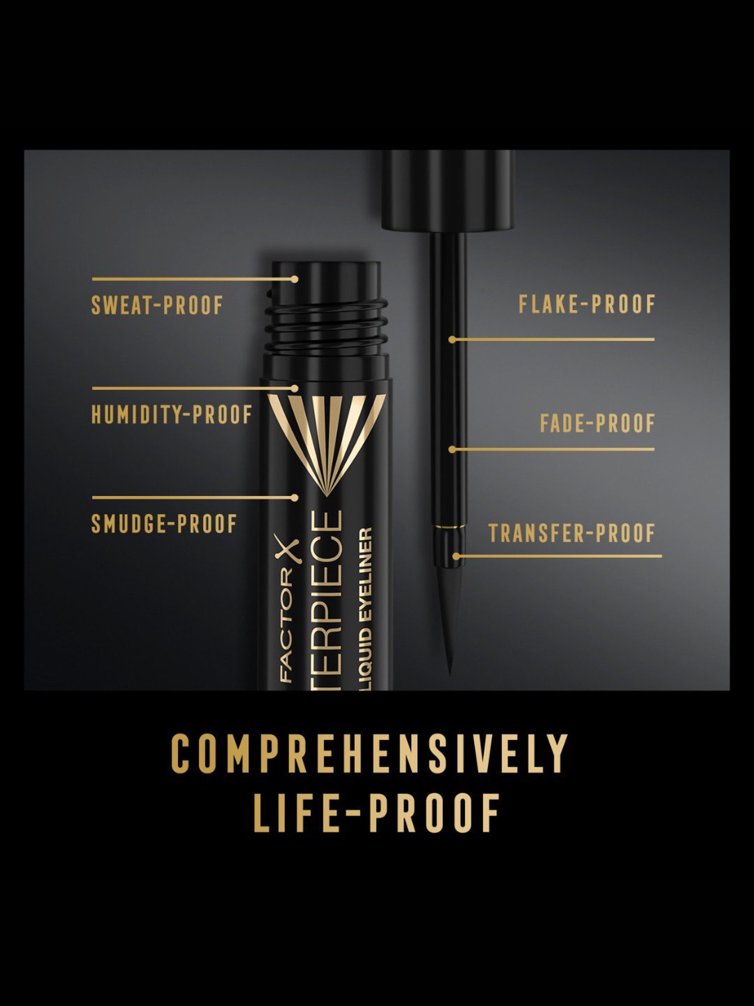 Max Factor Masterpiece Matte Liquid Eyeliner 01 Black - 1.7 ml