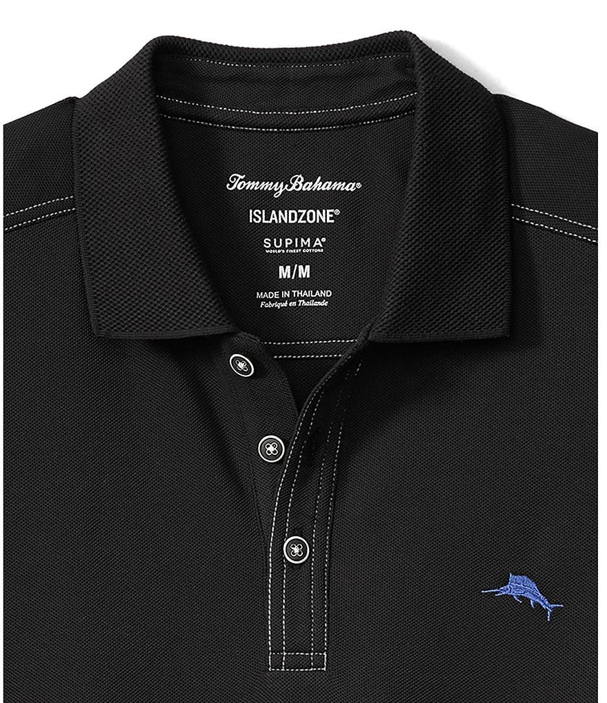 Tommy Bahama Big & Tall IslandZone Emfielder 2.0 Long-Sleeve Recycled Materials Polo Shirt