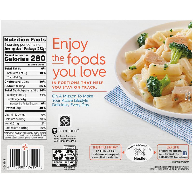 Lean Cuisine Simple Favorites Frozen Alfredo Pasta with Chicken & Broccoli - 10oz