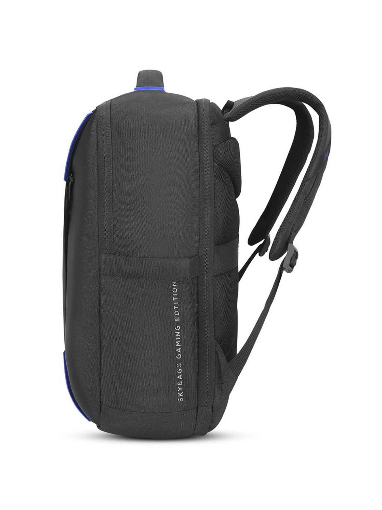 Skybags Gameraze 03 Gaming Black & Blue Polyester Printed Laptop Backpack - 25 Ltrs