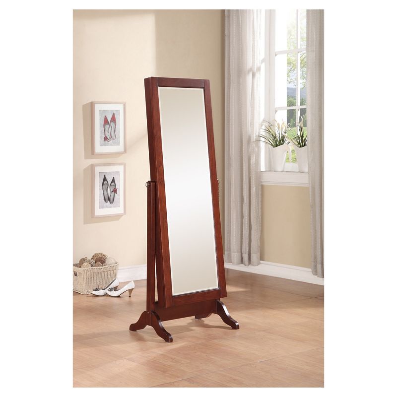 Fiona Sliding Cheval Mirror Cherry - Powell Company