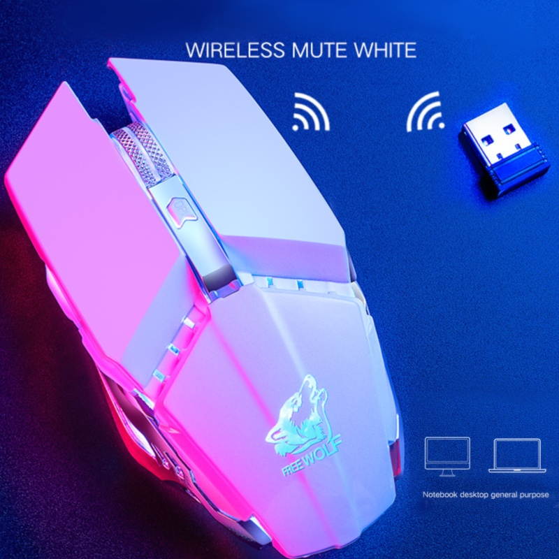 X11 E-sport Wireless Mouse Rechargeable Luminous Mechanical Gaming Mouse