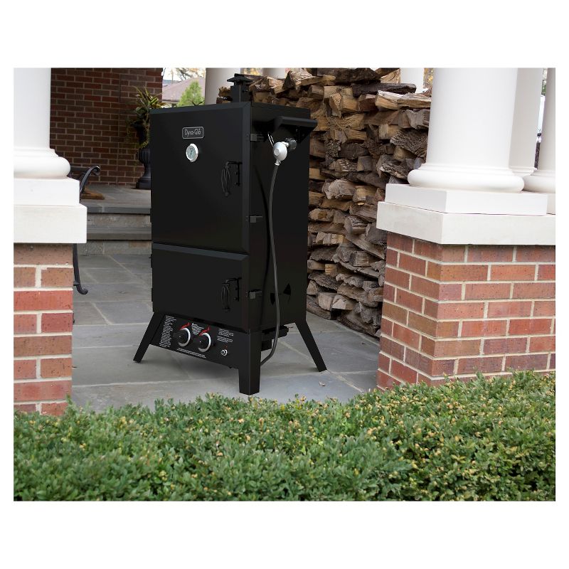 Dyna-Glo Wide Body Vertical Offset Charcoal Smoker Model DGO1890BDC-D