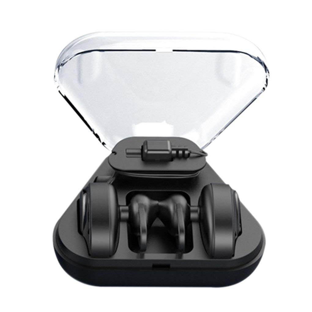 Zgeer Mini Wireless Bluetooth 4.2  Headset Dual Ear Stereo HiFi Earphone Earbuds with Charging Box