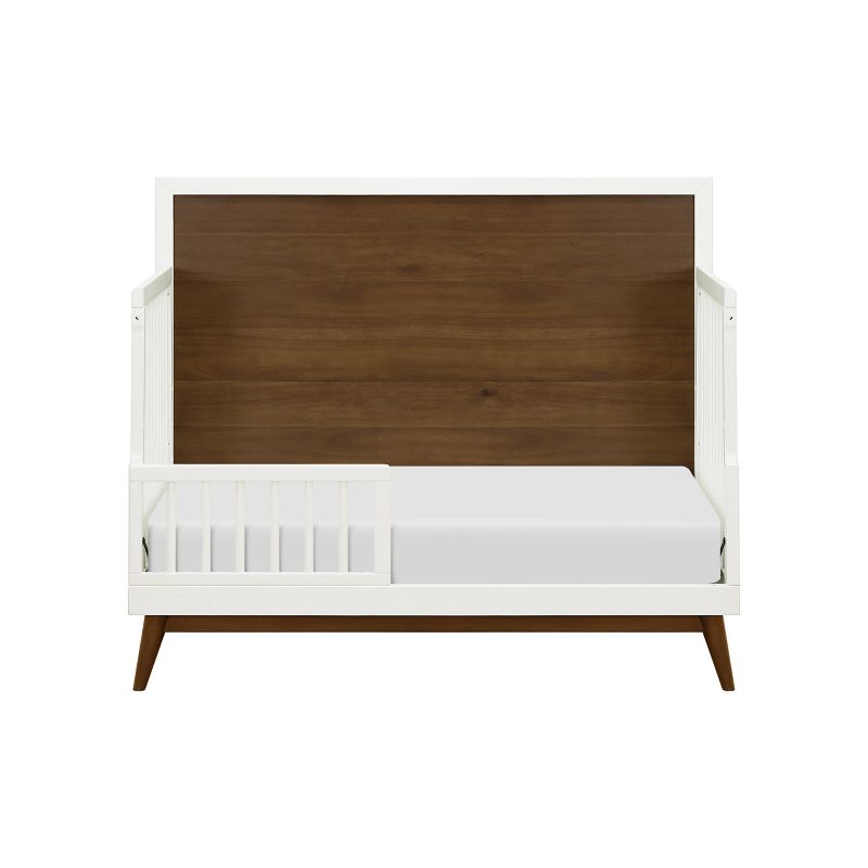 Babyletto Palma Mid-Century 4-in-1 Convertible Crib - Walnut