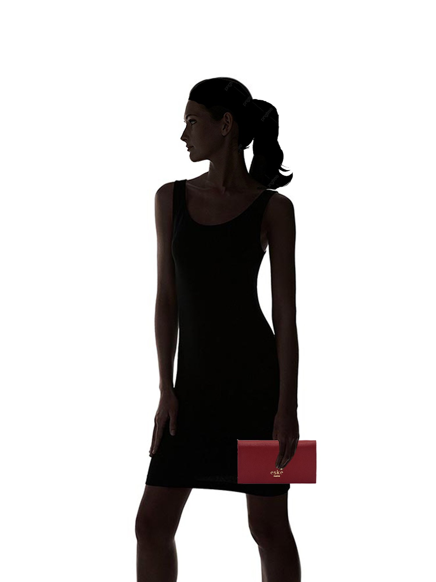 Eske Kale Maroon Leather Bi-Fold Wallet For Women