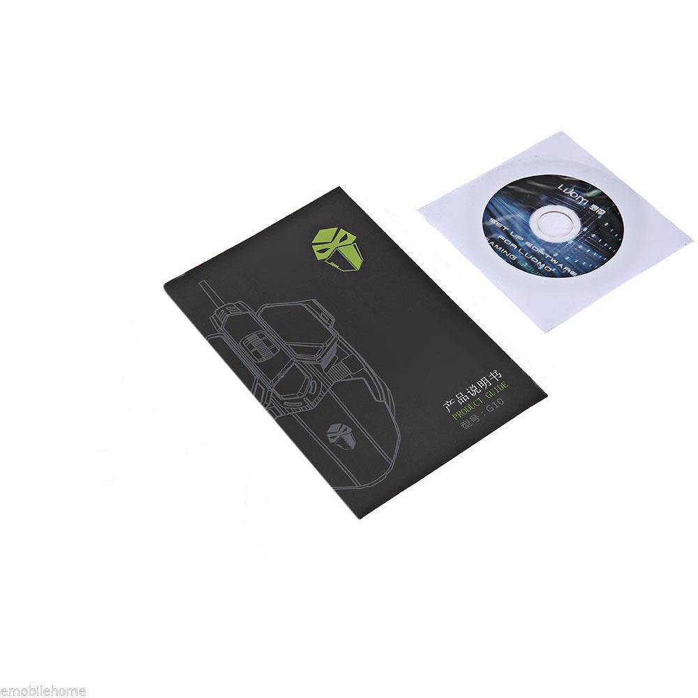 G10 4000 DPI Professional Optical/Mechanical Wired Gaming Mouse 10 Buttons