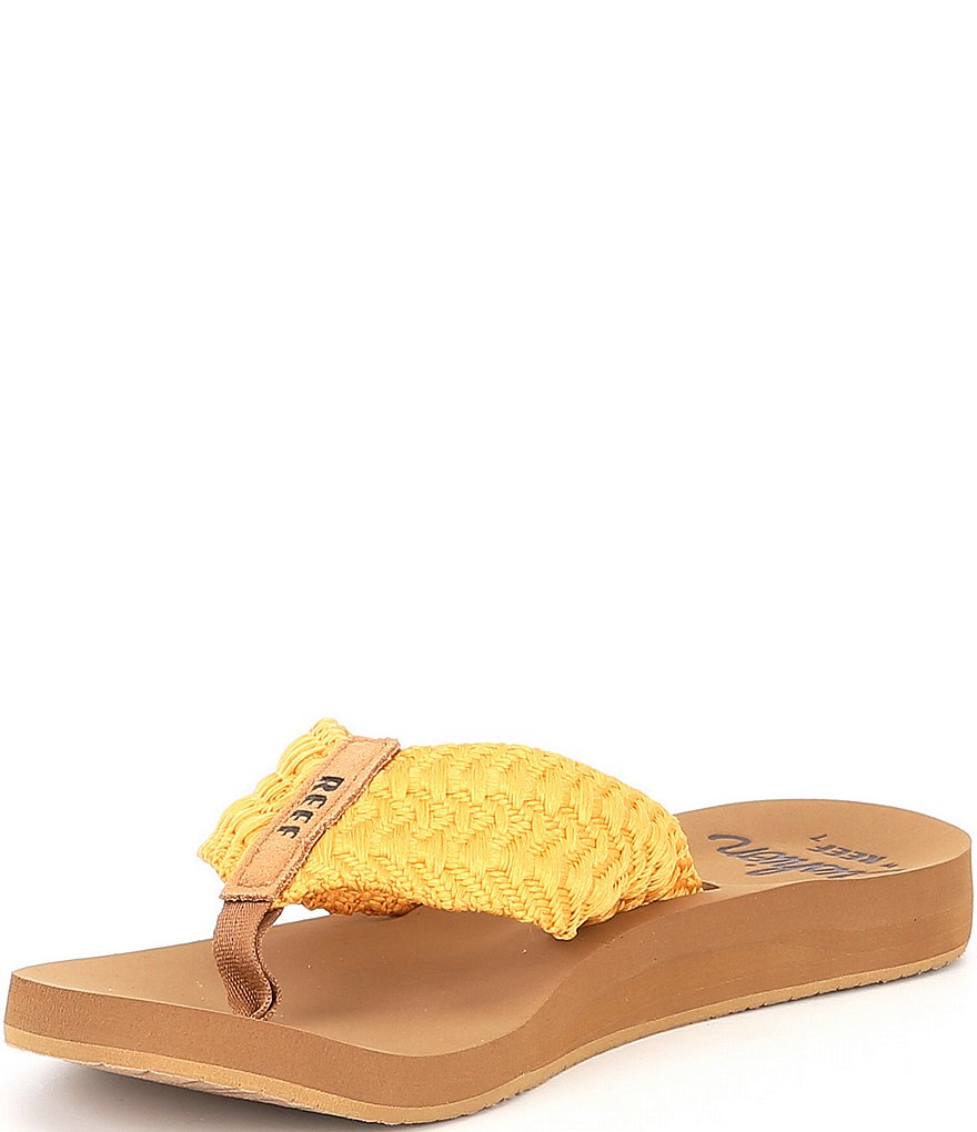 Reef Cushion Threads Woven Flip Flops