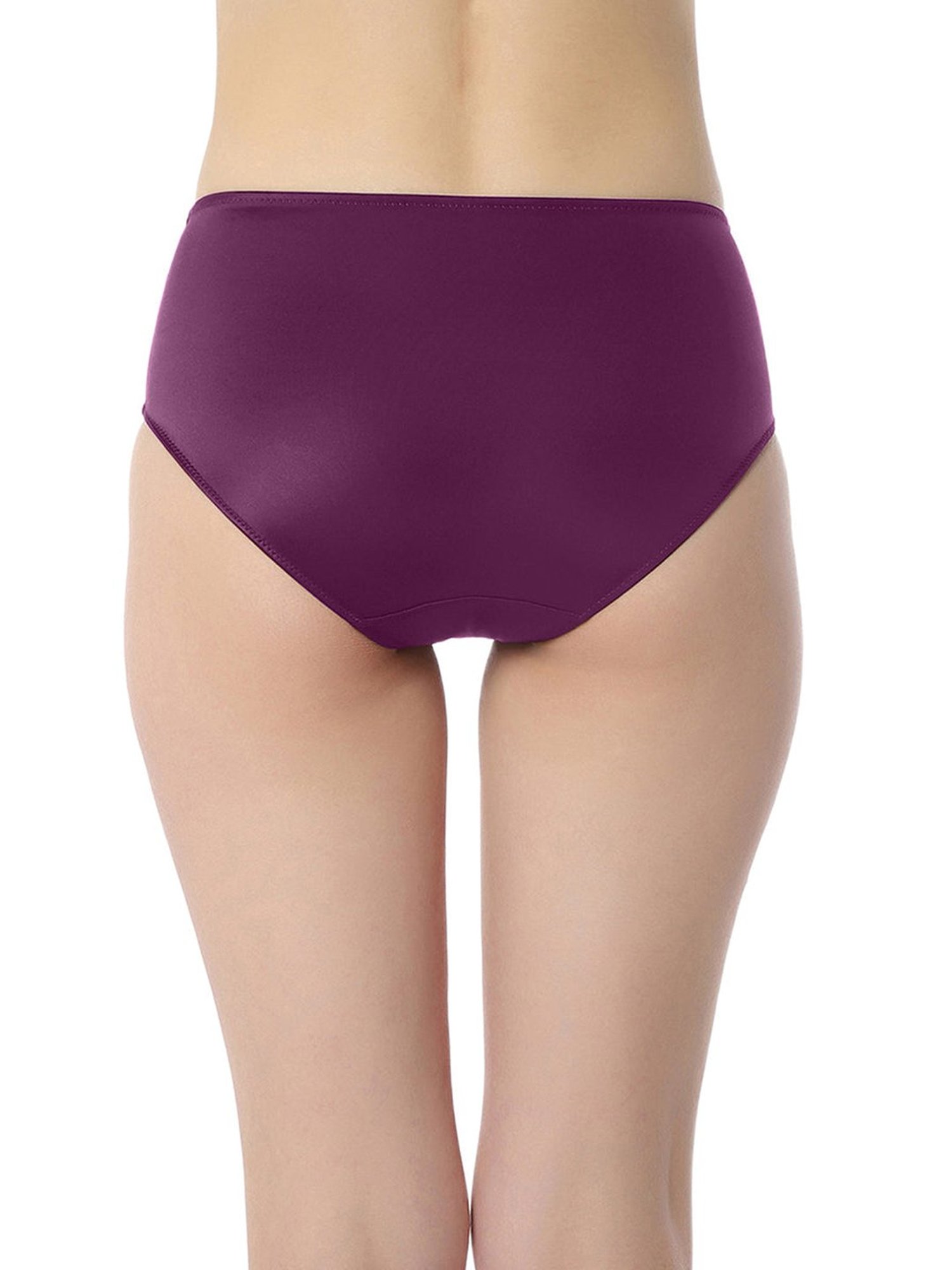 Amante Purple Lace Work Hipster Panty