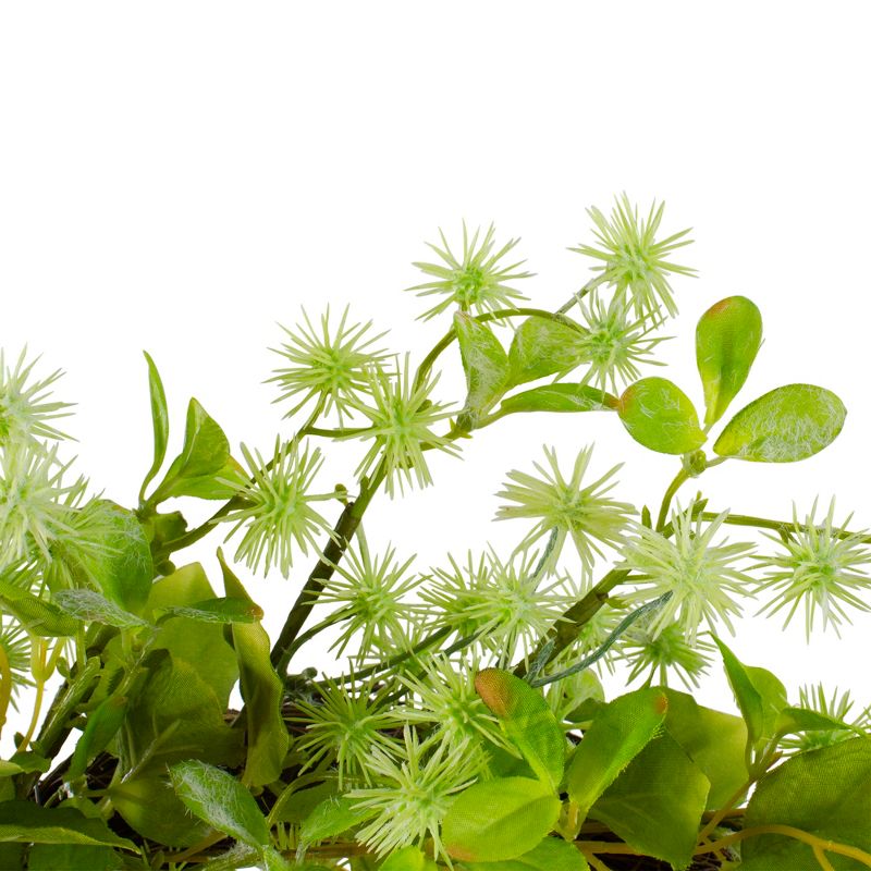 Northlight Frosted Pine Cone and Foliage Artificial Christmas Twig Wreath - 15 Inch, Unlit