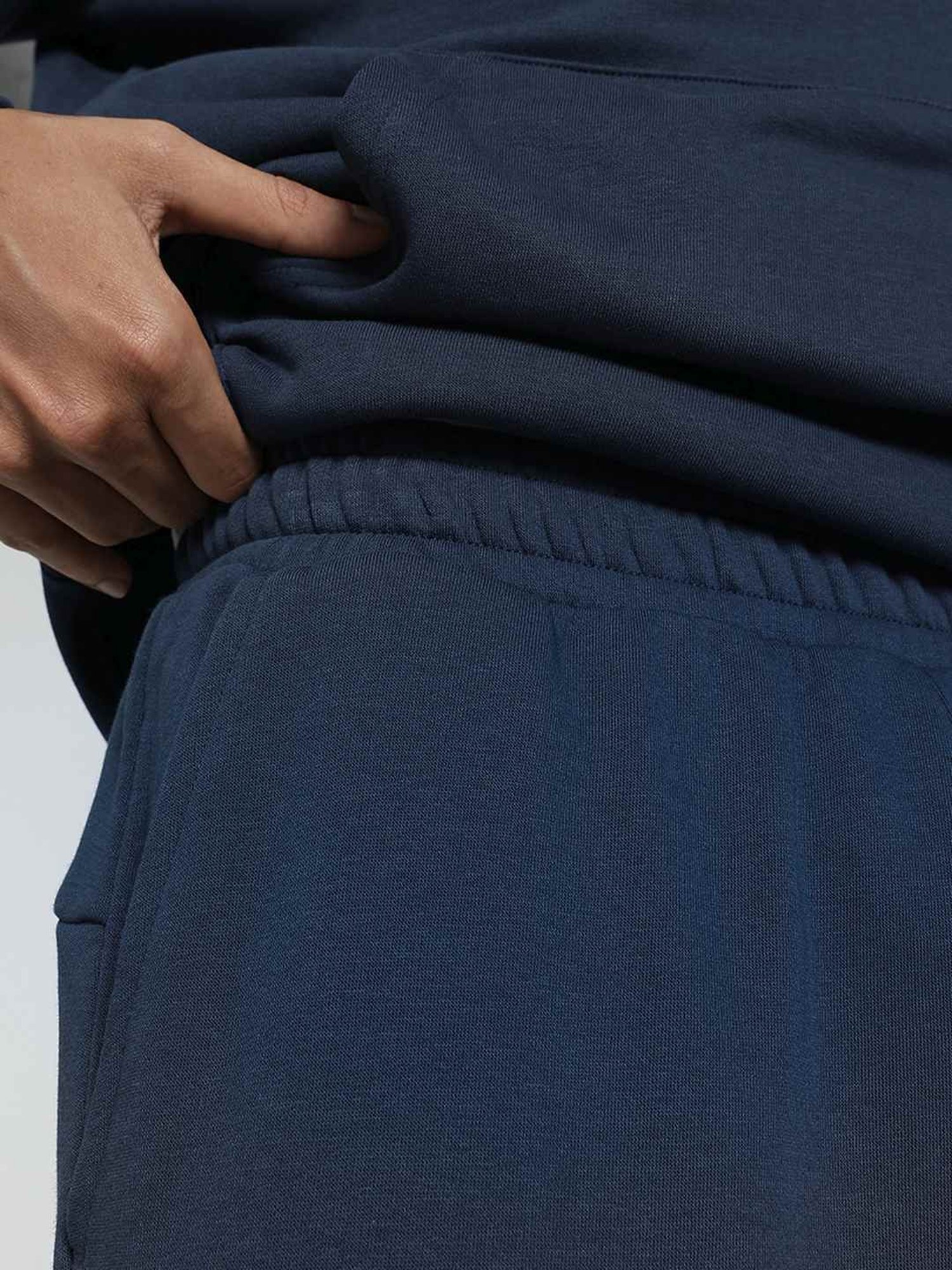 Puma Porsche Legacy Blue Cotton Relaxed Fit Sports Joggers