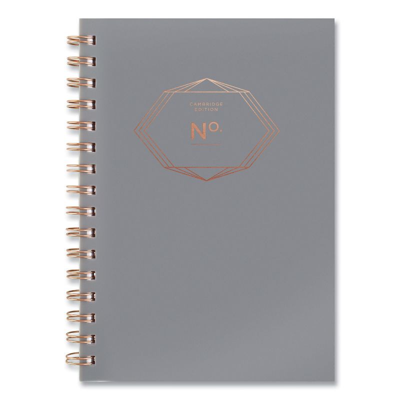 Cambridge Workstyle Academic Planner, 8.5 x 5.5, Gray Gem, 2020-2021 1442200A30