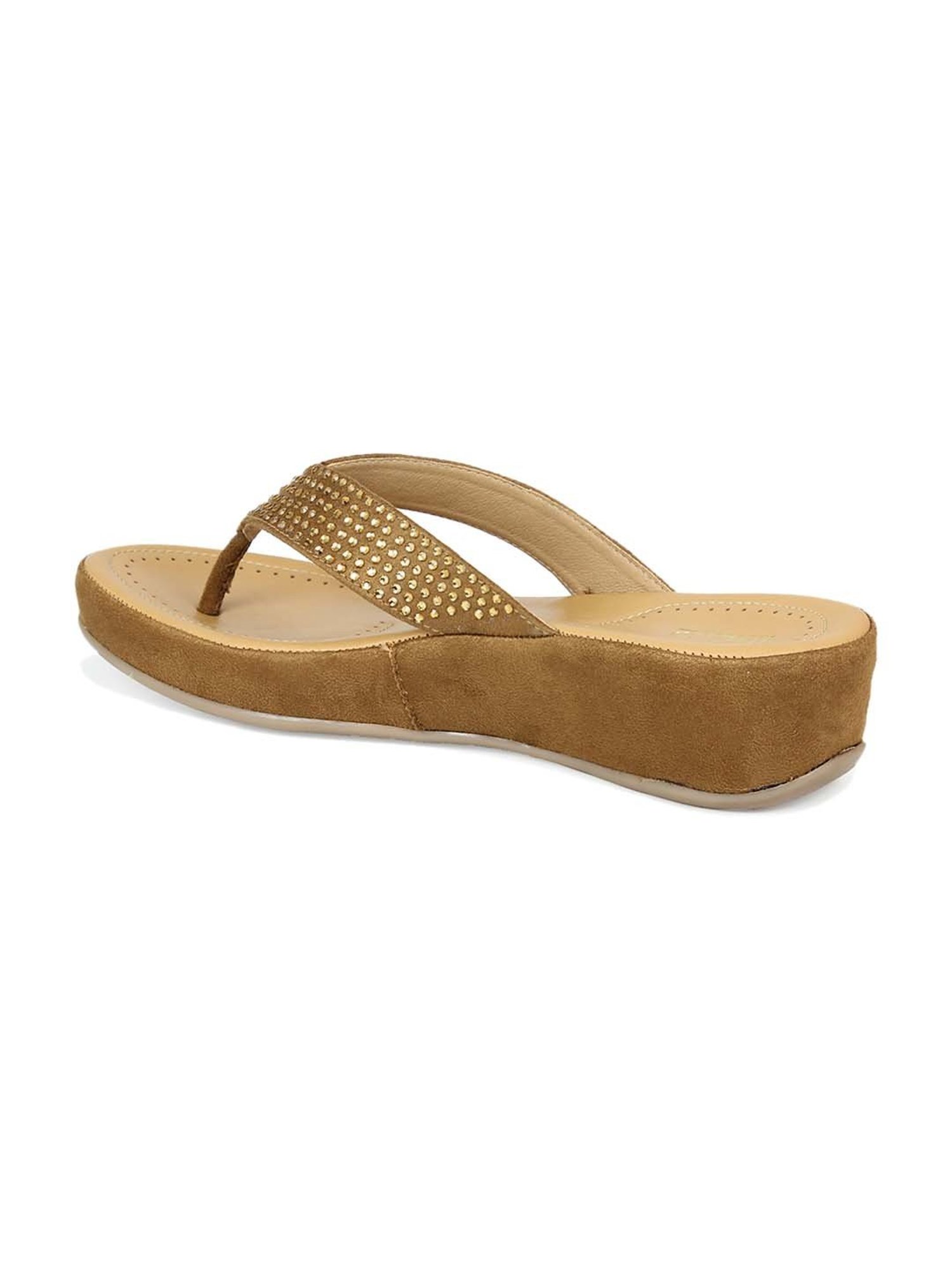 Inc.5 Women's Tan Thong Wedges