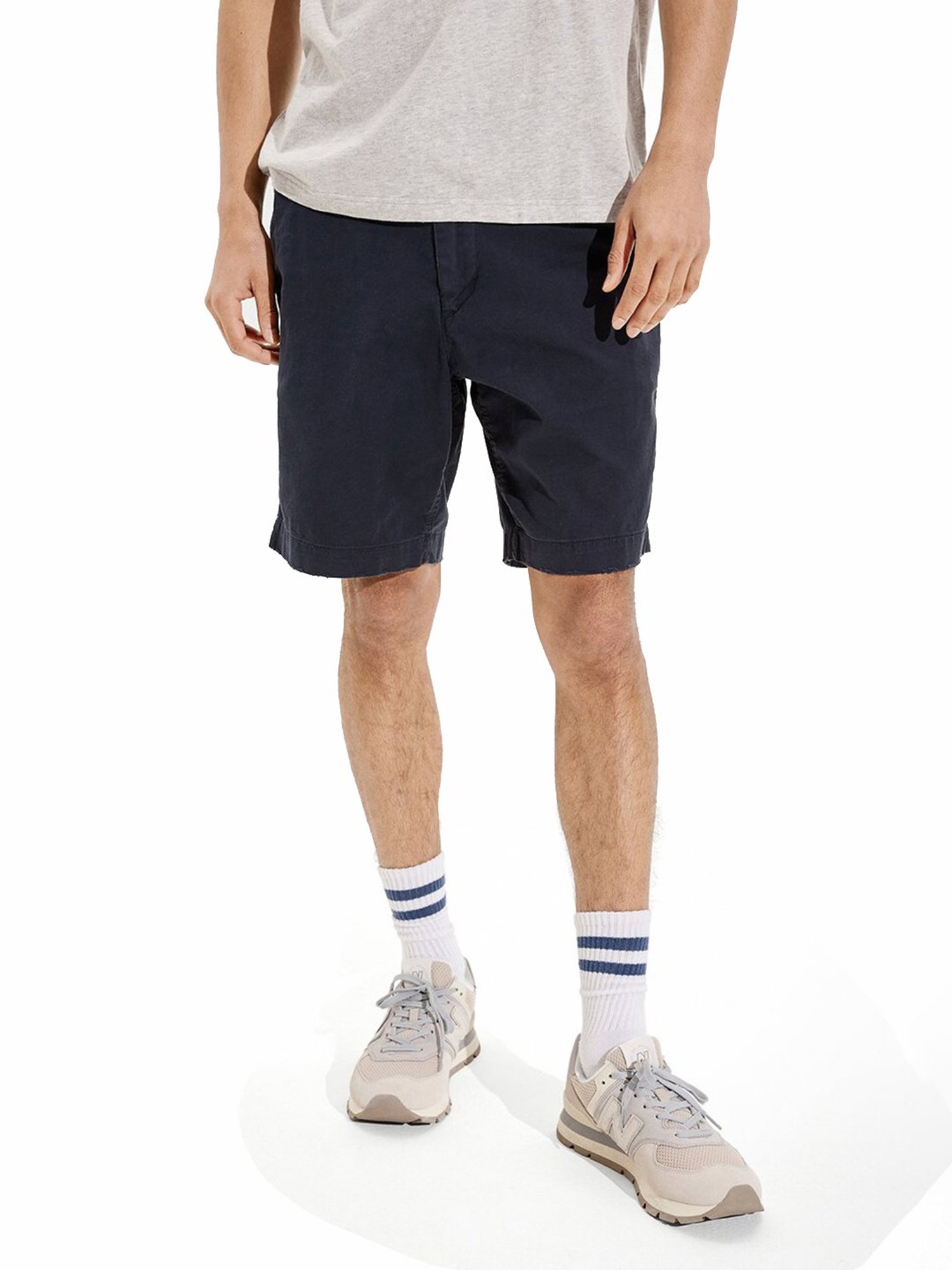 American Eagle Navy Regular Fit Shorts