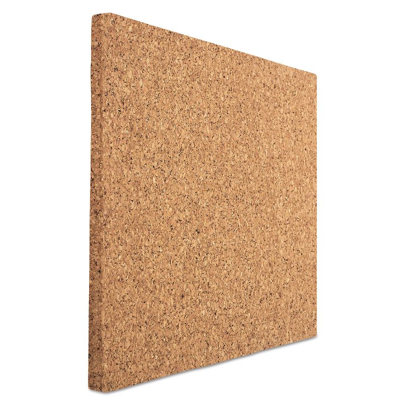 Iceberg Designer Cork Bulletin Board 20" x 24" Natural 35014