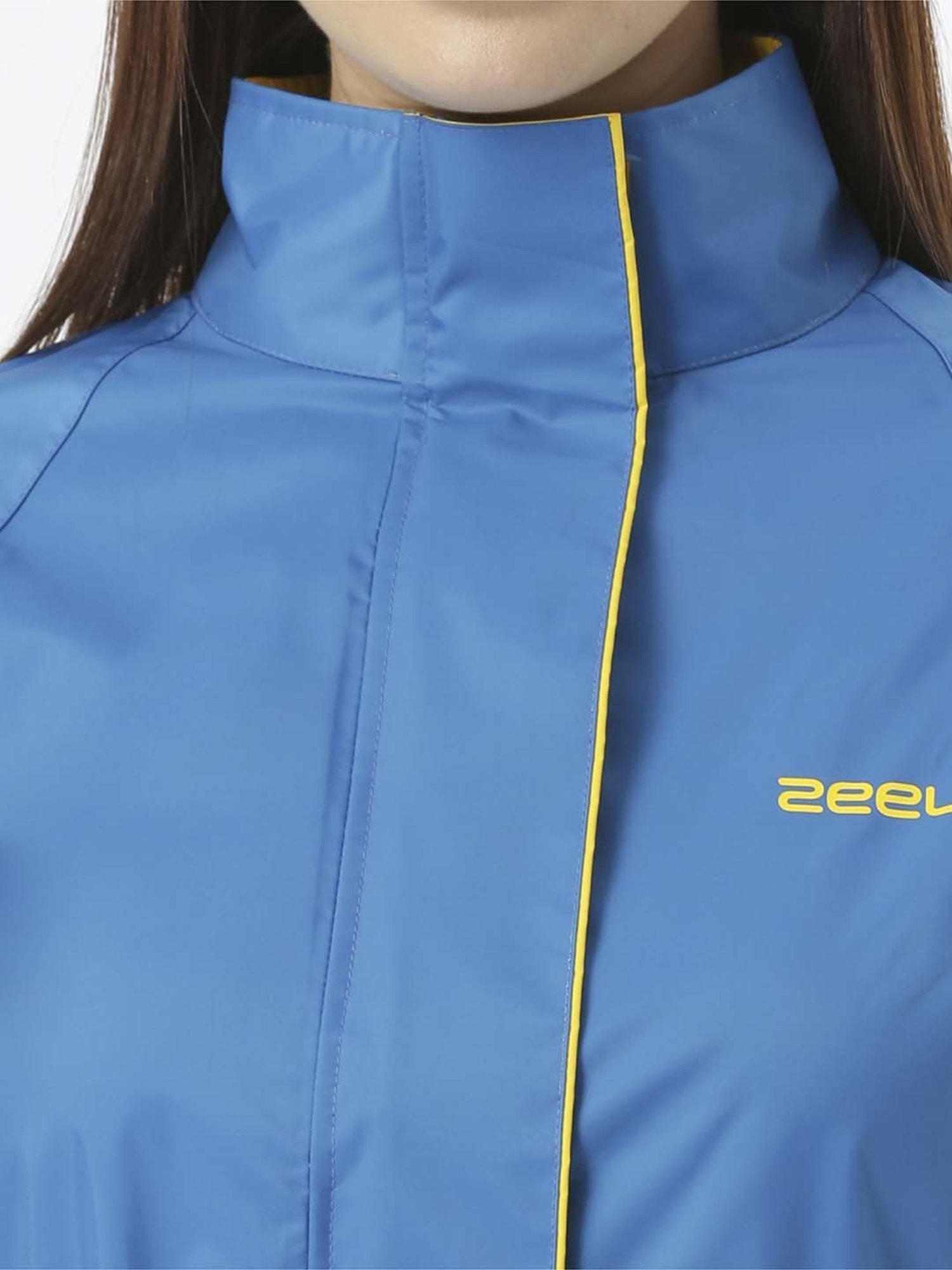 Zeel Blue Regular Fit Rain Jacket