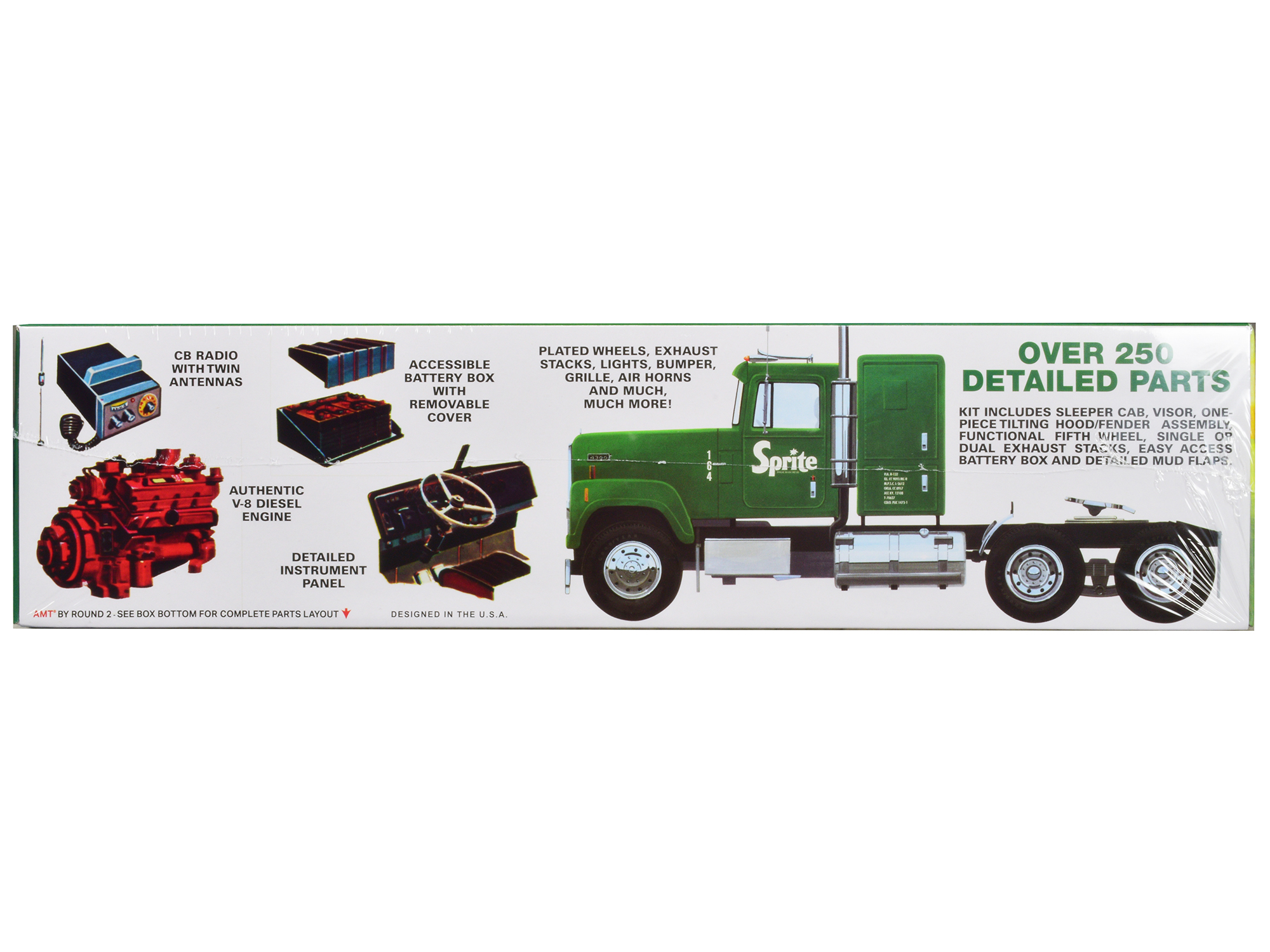 Skill 3 Model Kit International PayStar 5000 Dump Truck 1/25 Scale Model by AMT